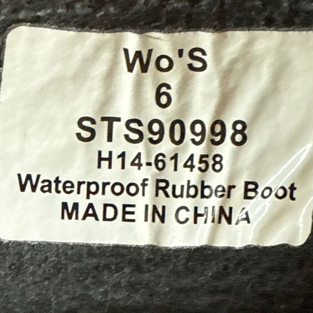 Sperry Women's Saltwater Duck Boots Brown Green Waterproof Women’s size 6 - Picture 6 of 10